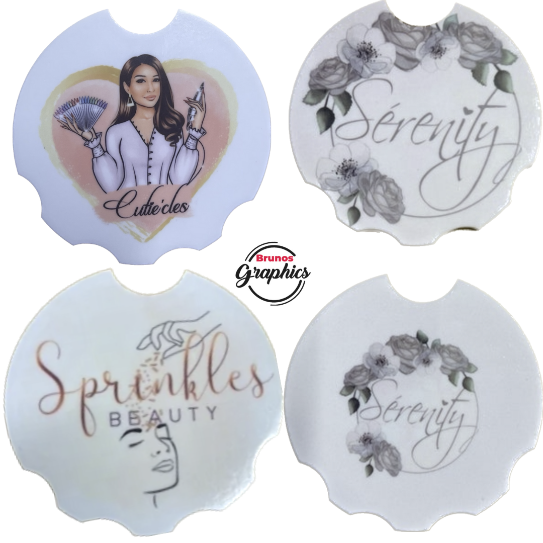 Nailfie Acrylic disk, with Name/logo/nail technician,