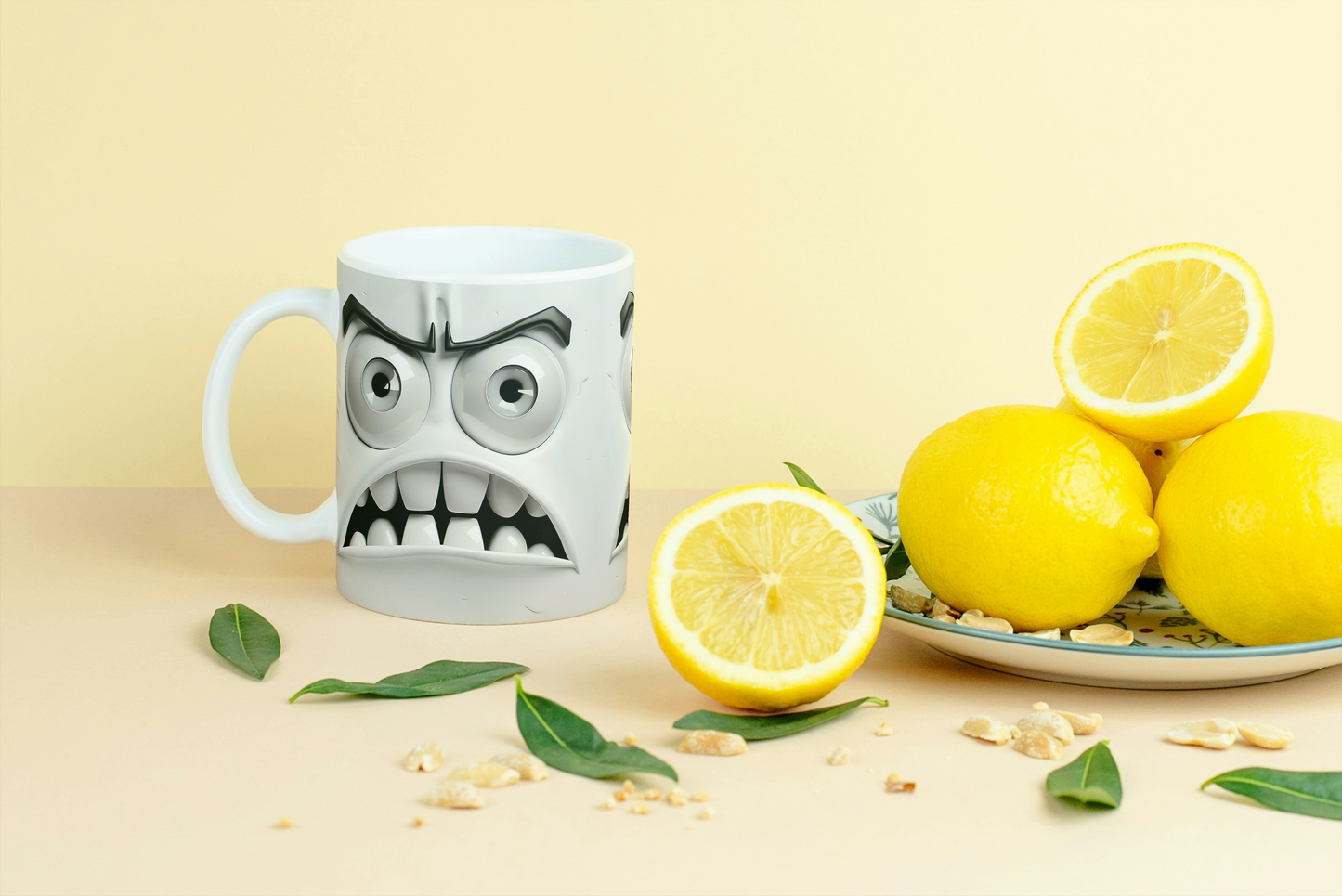 Sarcastic Face 3D Effect Mug