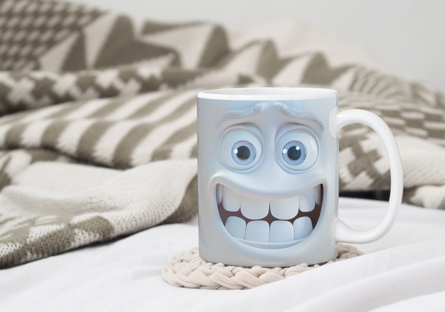 Sarcastic Face 3D Effect Mug