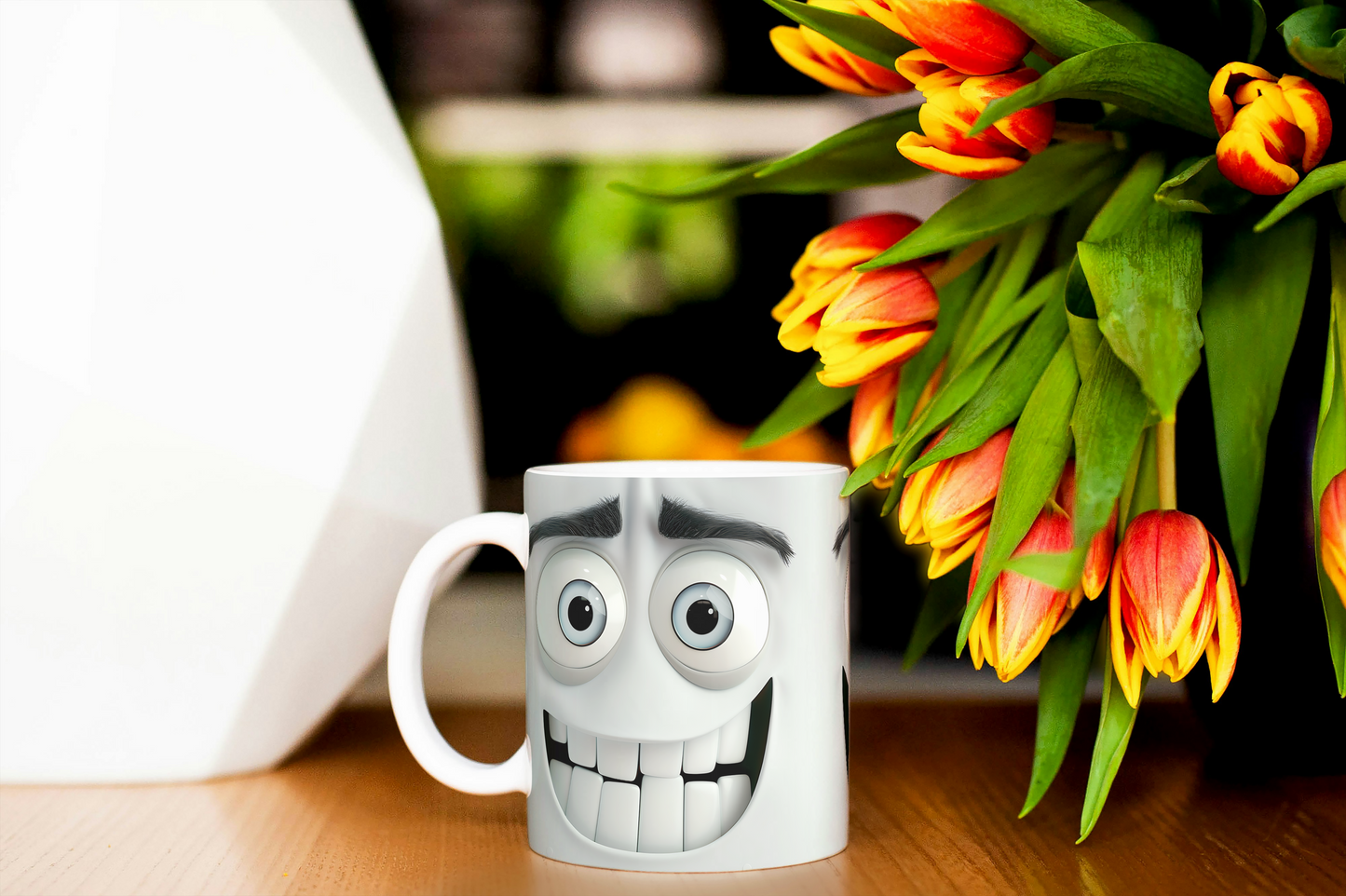 Sarcastic Face 3D Effect Mug