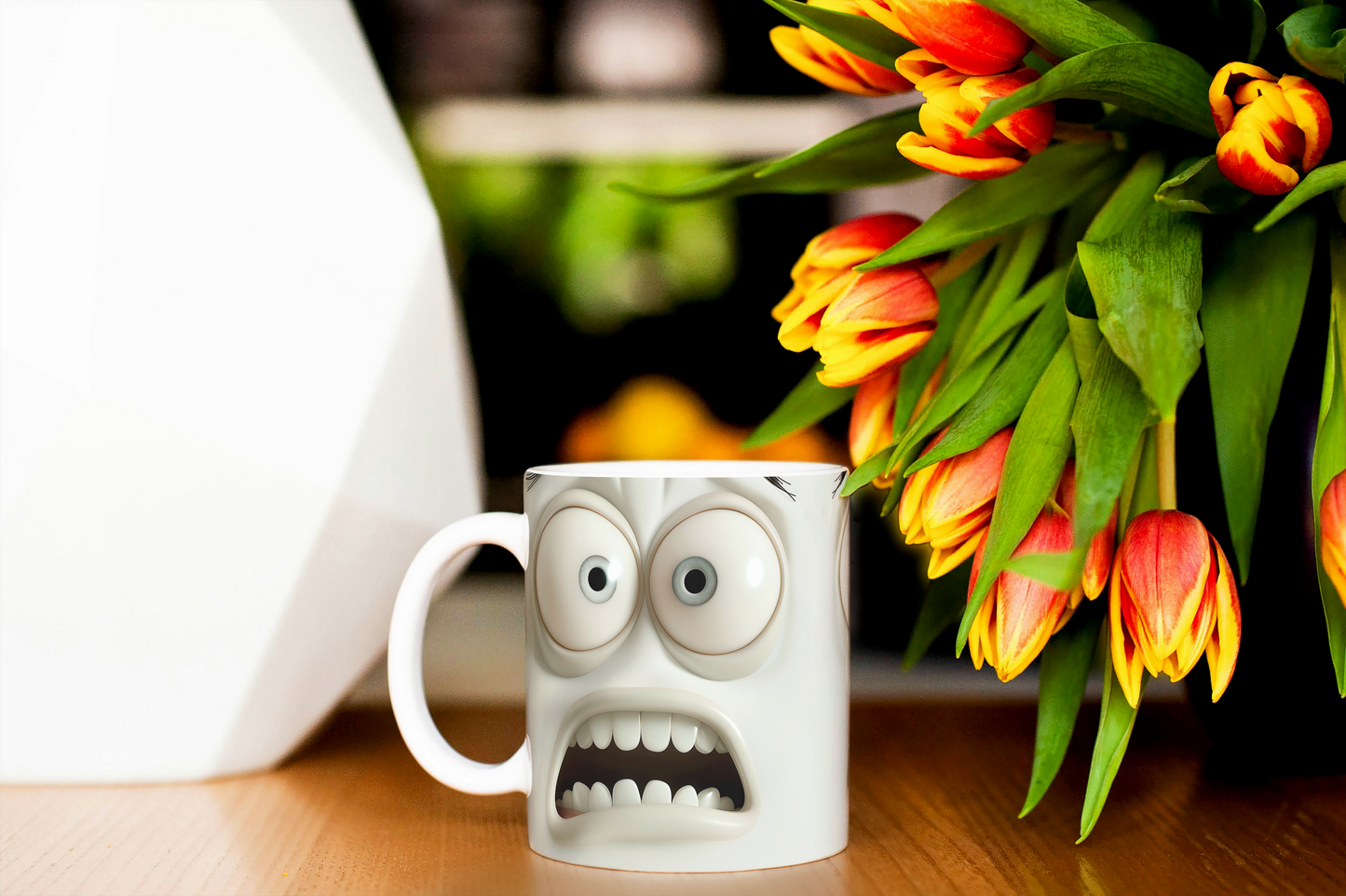 Sarcastic Face 3D Effect Mug