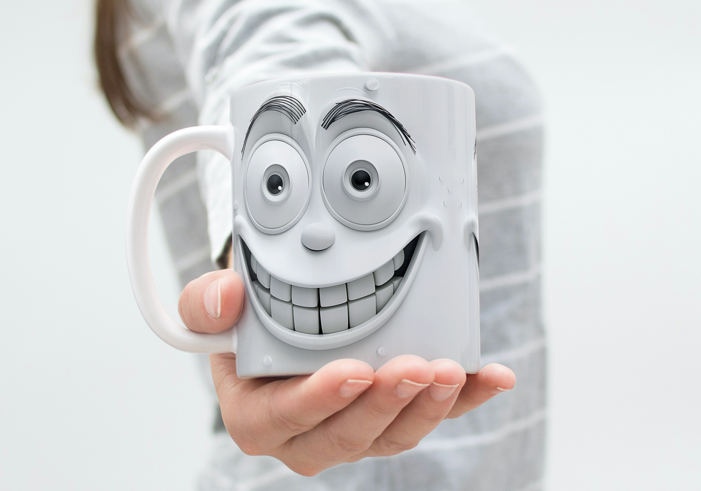 Sarcastic Face 3D Effect Mug