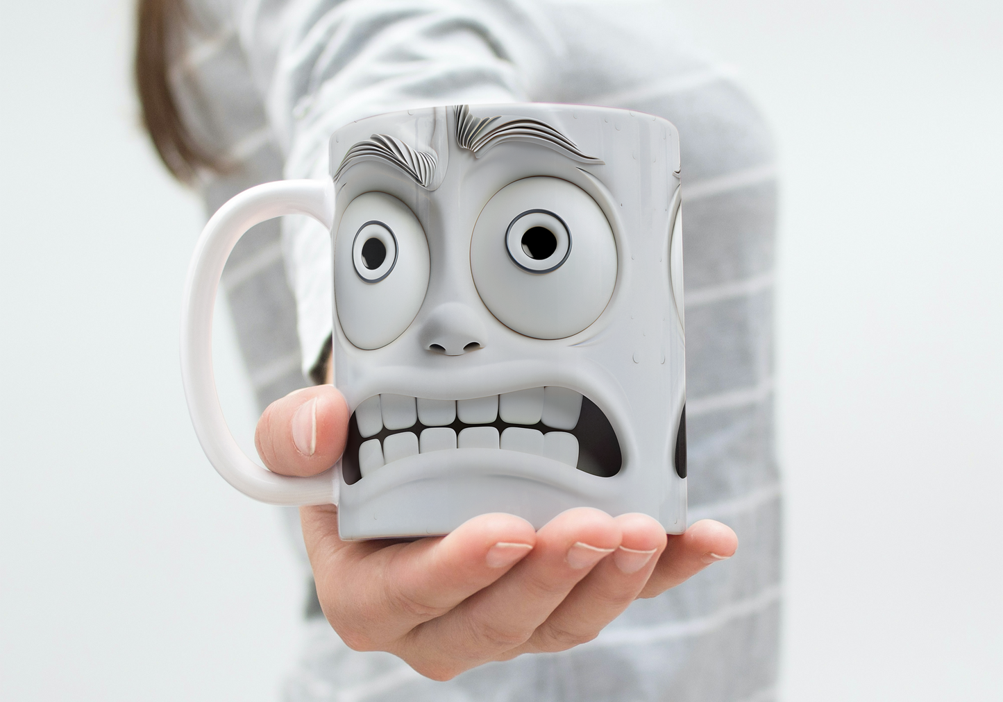Sarcastic Face 3D Effect Mug