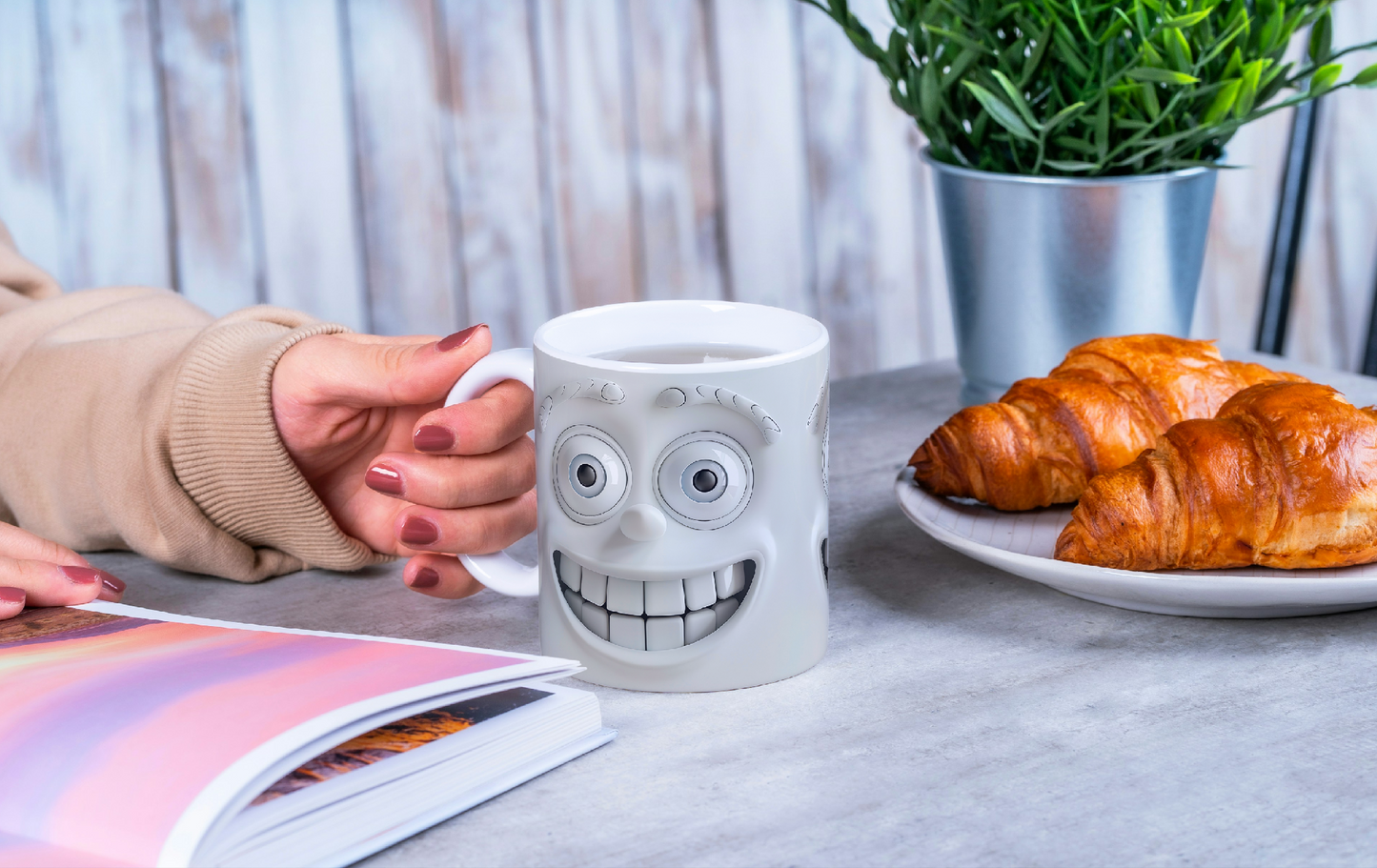Sarcastic Face 3D Effect Mug
