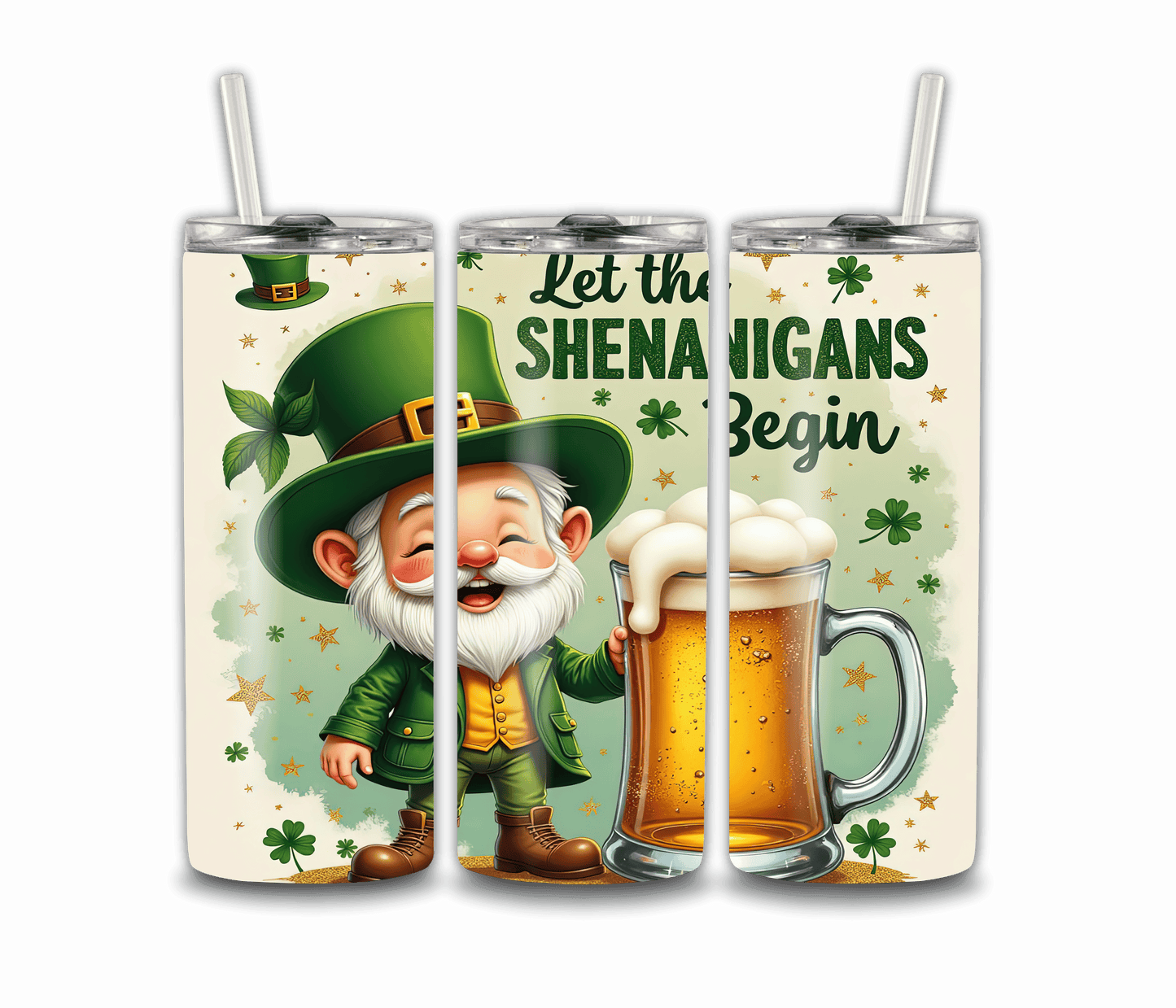 20oz St Patrick's Day Tumblers