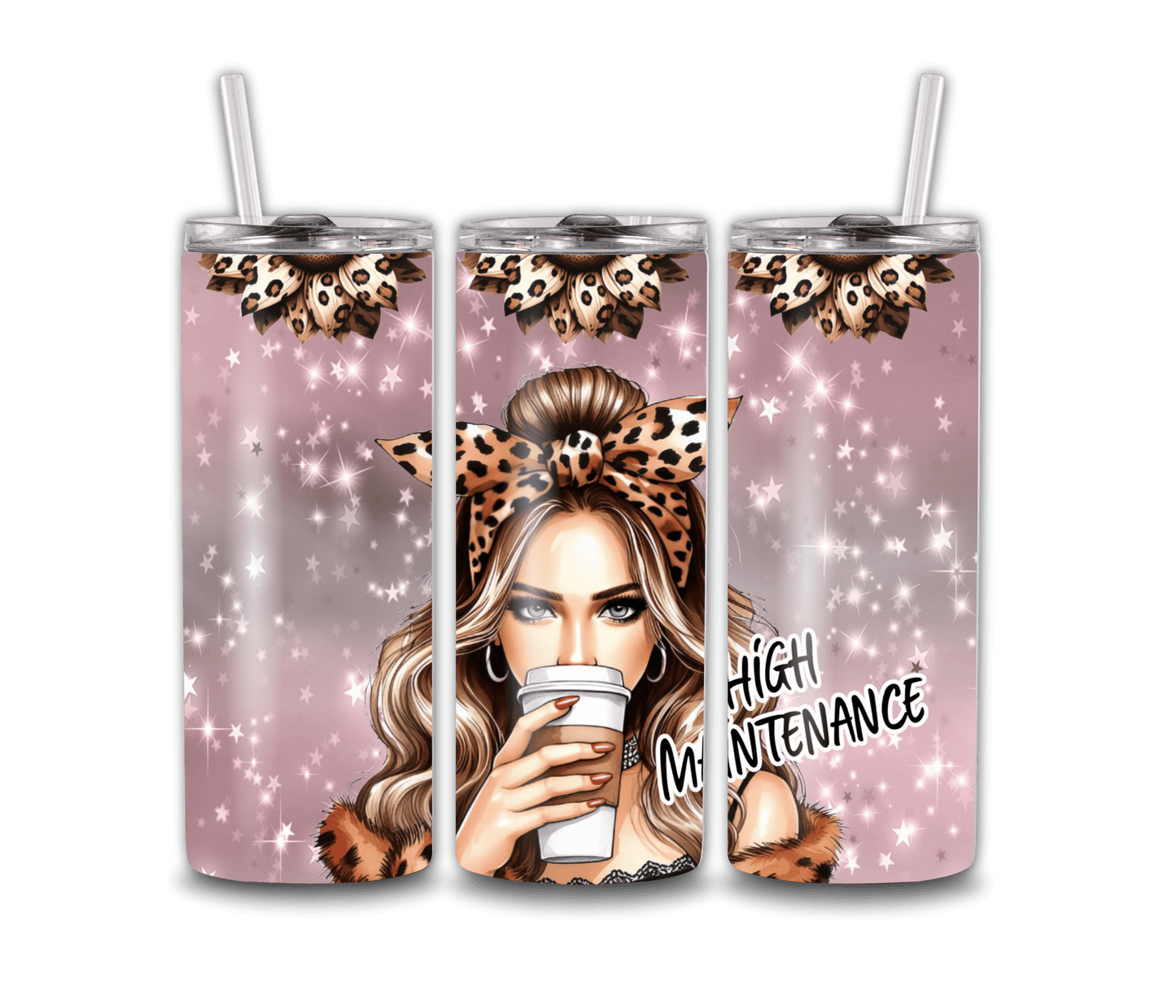 20oz Girl Power Tumbler with Straw