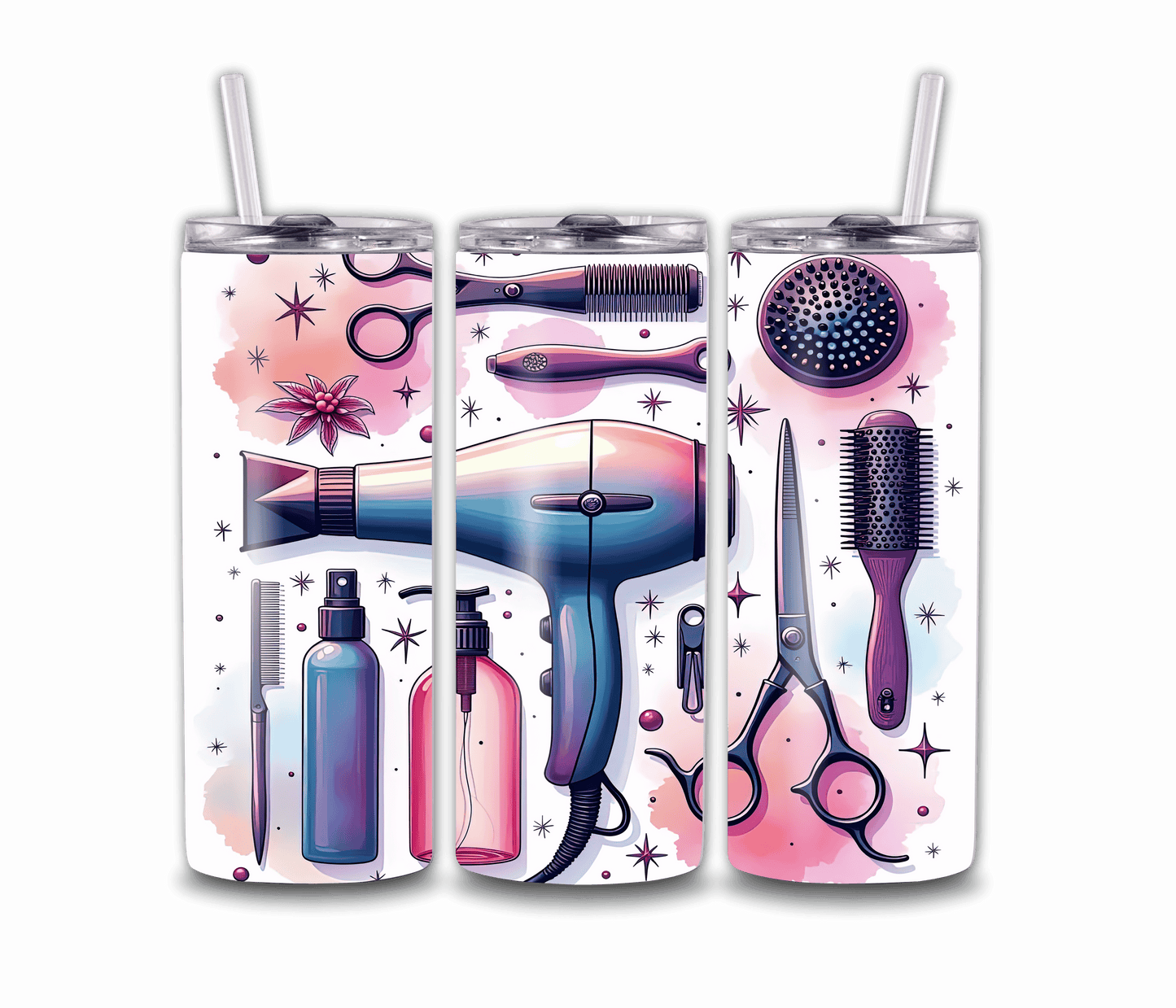 20oz Stylist Tumbler with Straw