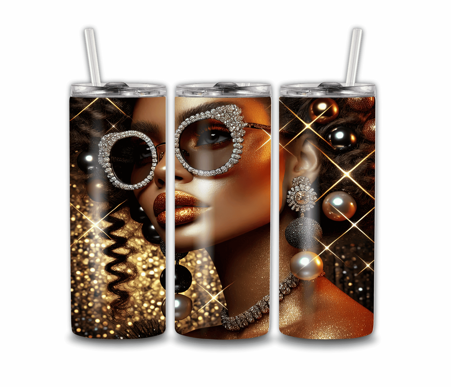 20oz Girl Power Tumbler with Straw