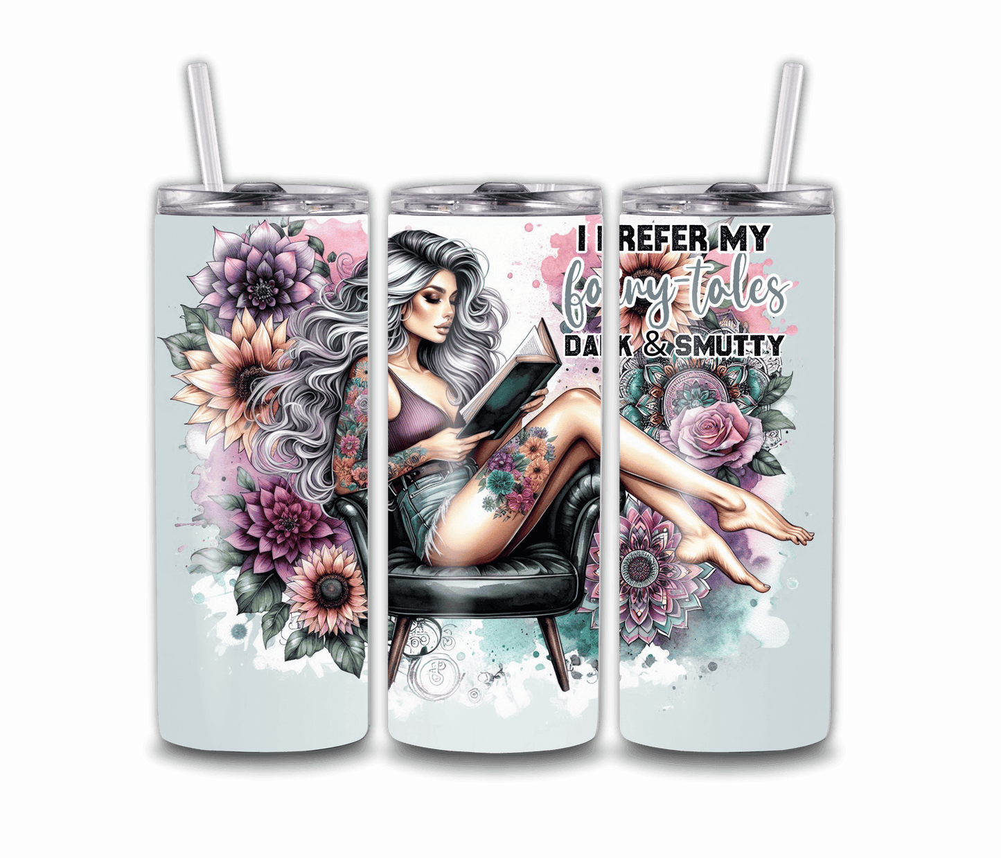 20oz Girl Power Tumbler with Straw
