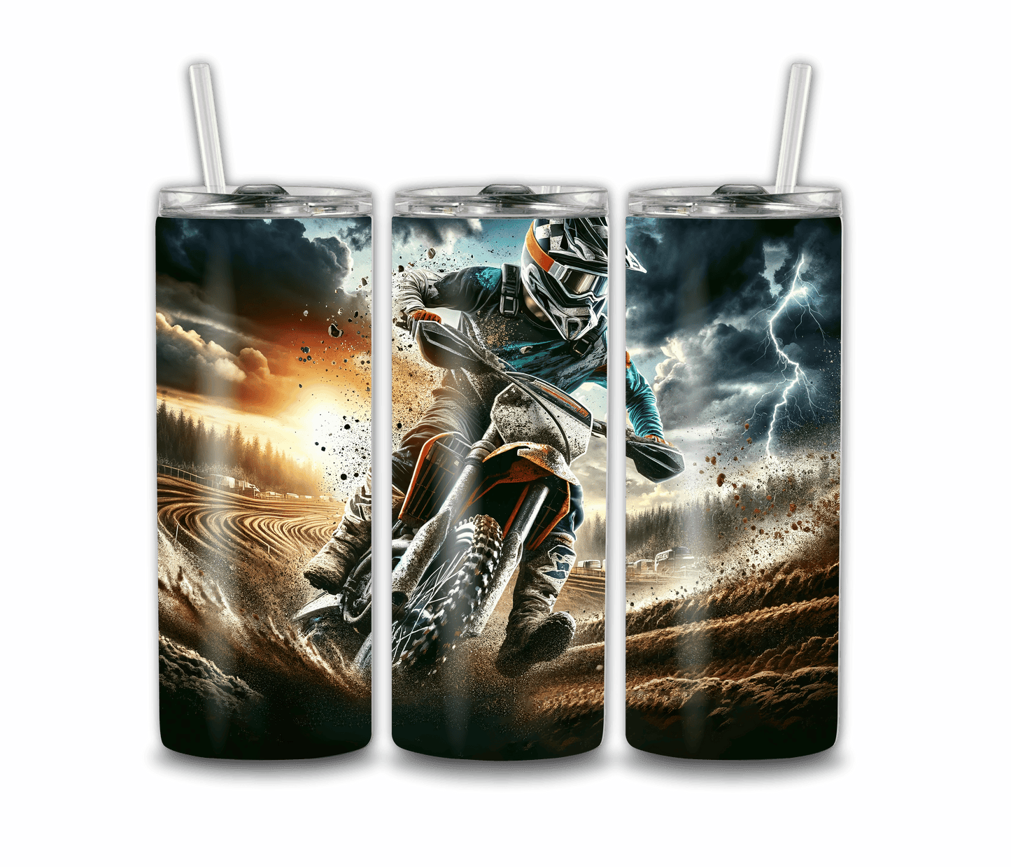 20oz Dirt Bike Tumbler