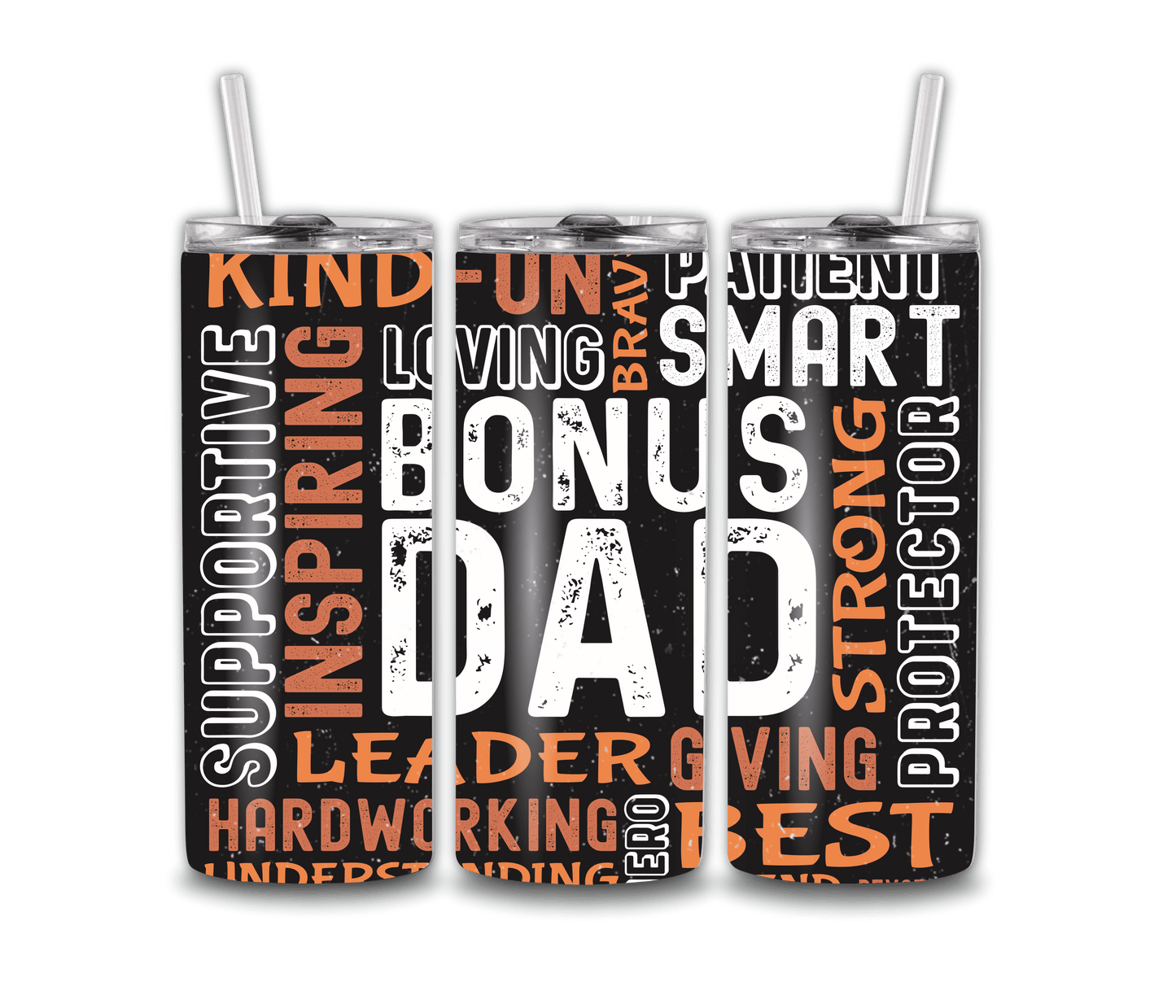 20oz Dads Tumbler with Straw
