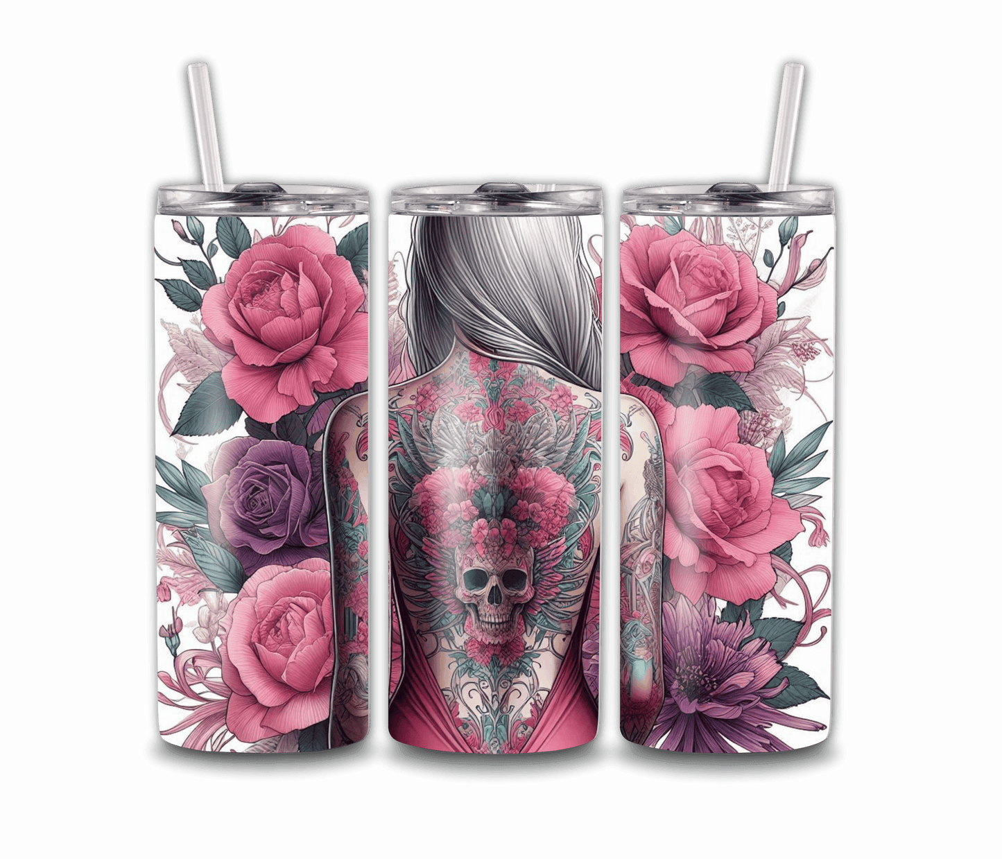 20oz Girl Power Tumbler with Straw