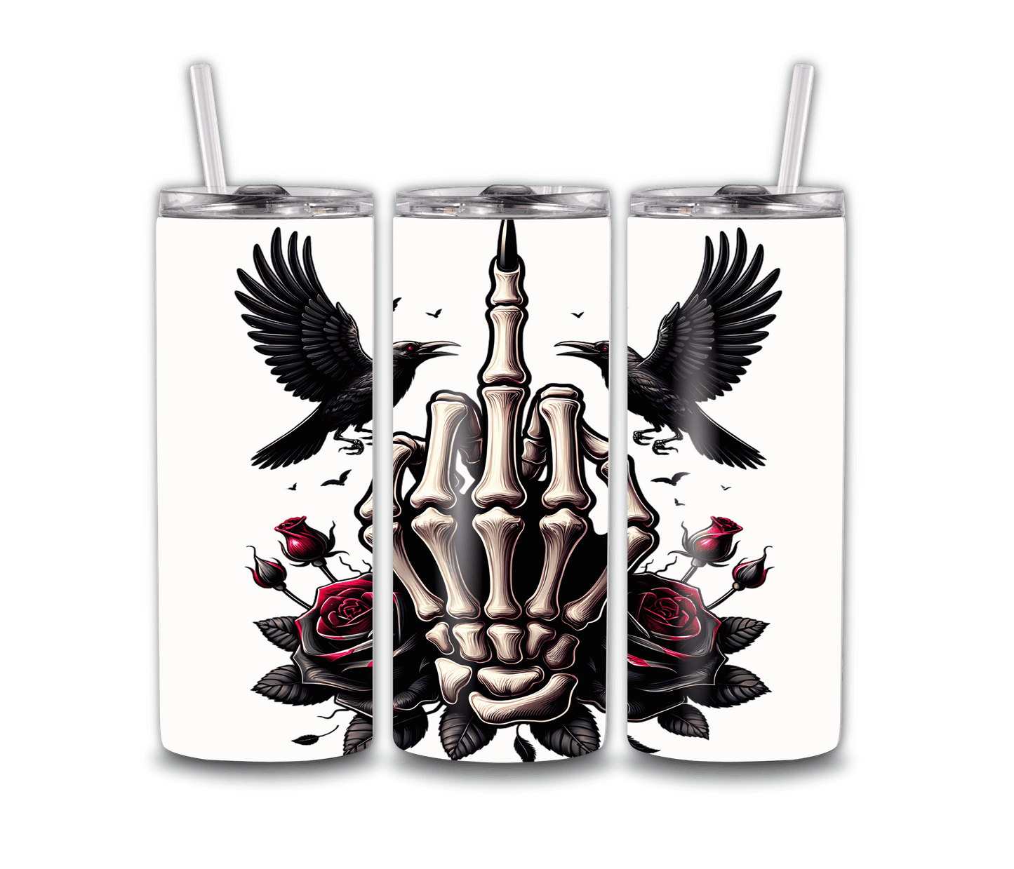 20oz Middle Finger Tumbler - Stylish & Insulated - Perfect for On-the-Go