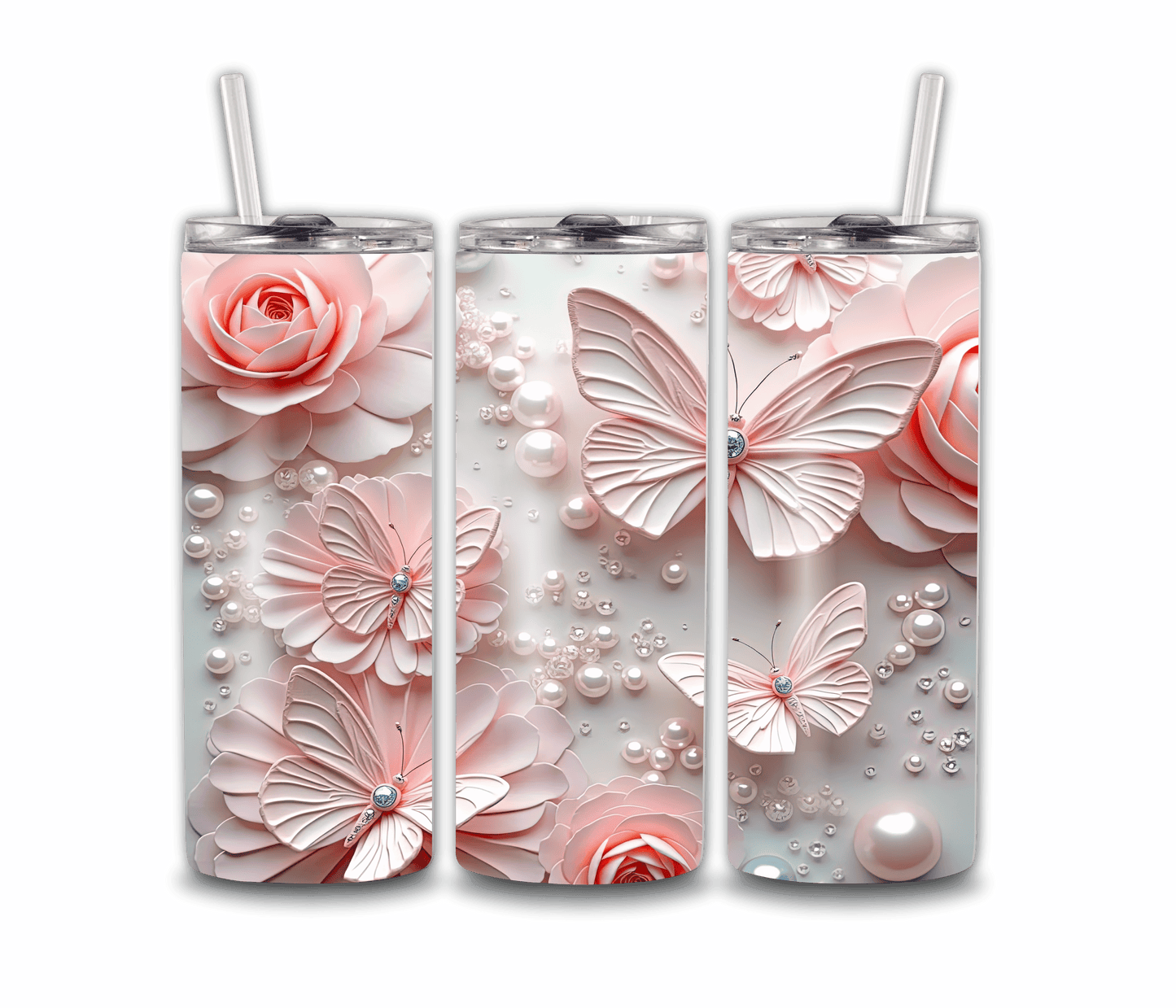 20oz Butterfly Tumbler