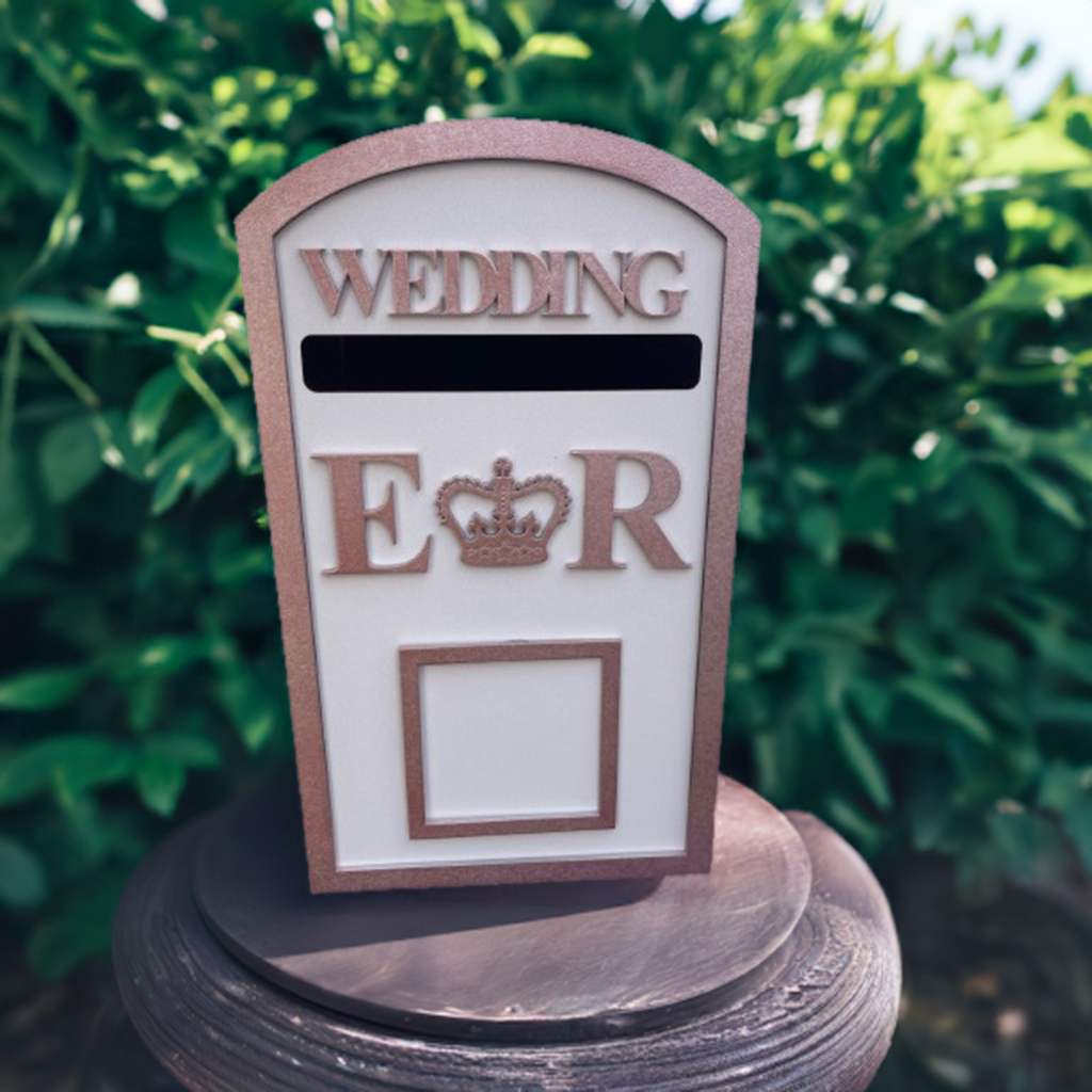 Wedding POST BOX White MDF Veneer Craft Kit Large Post Box, Weddings, Birthday