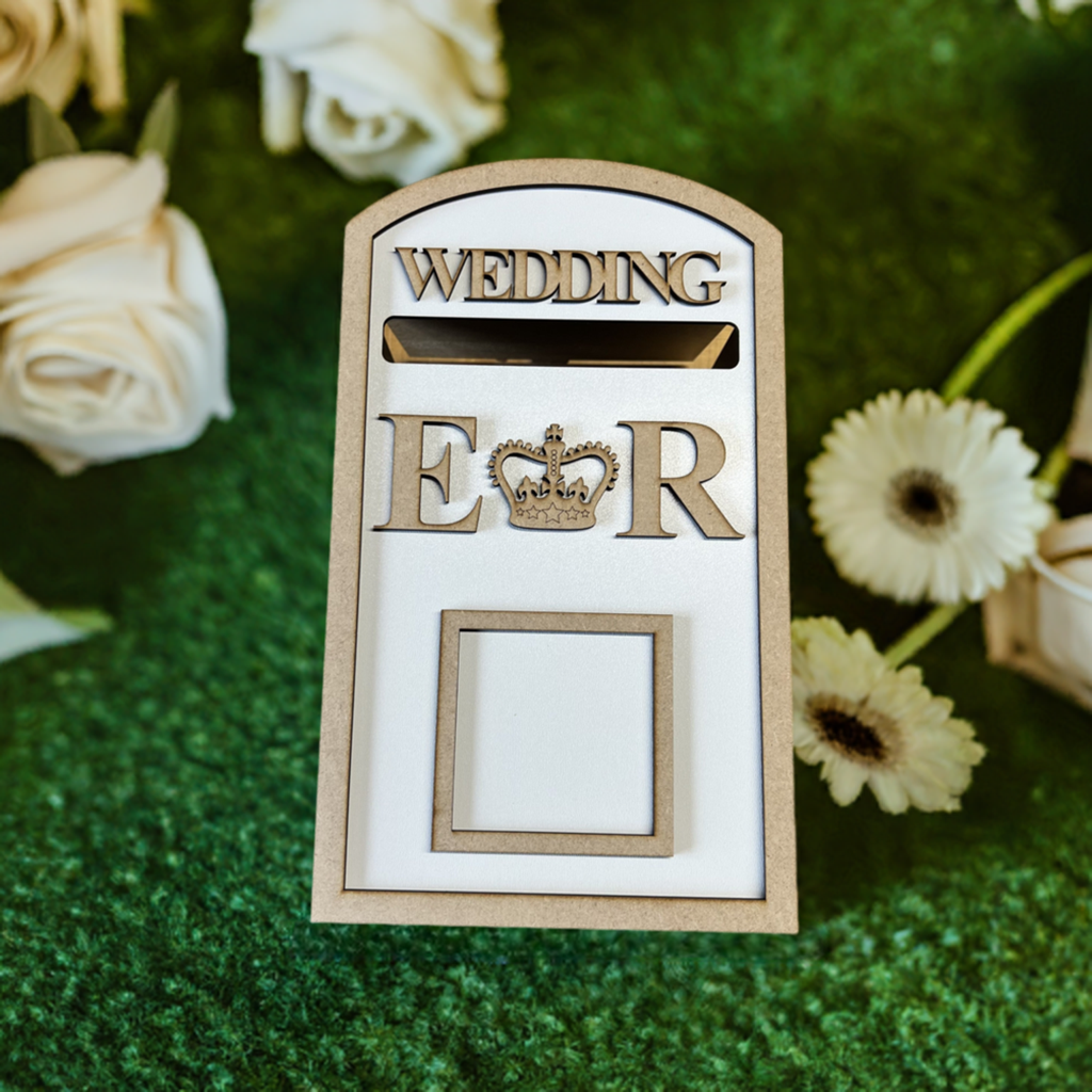 Wedding POST BOX White MDF Veneer Craft Kit Large Post Box, Weddings, Birthday