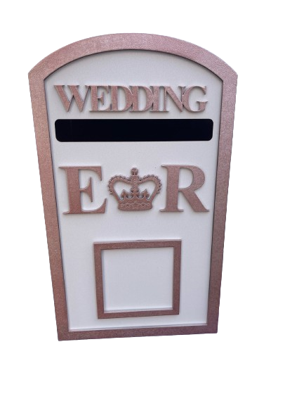 Wedding POST BOX White MDF Veneer Craft Kit Large Post Box, Weddings, Birthday