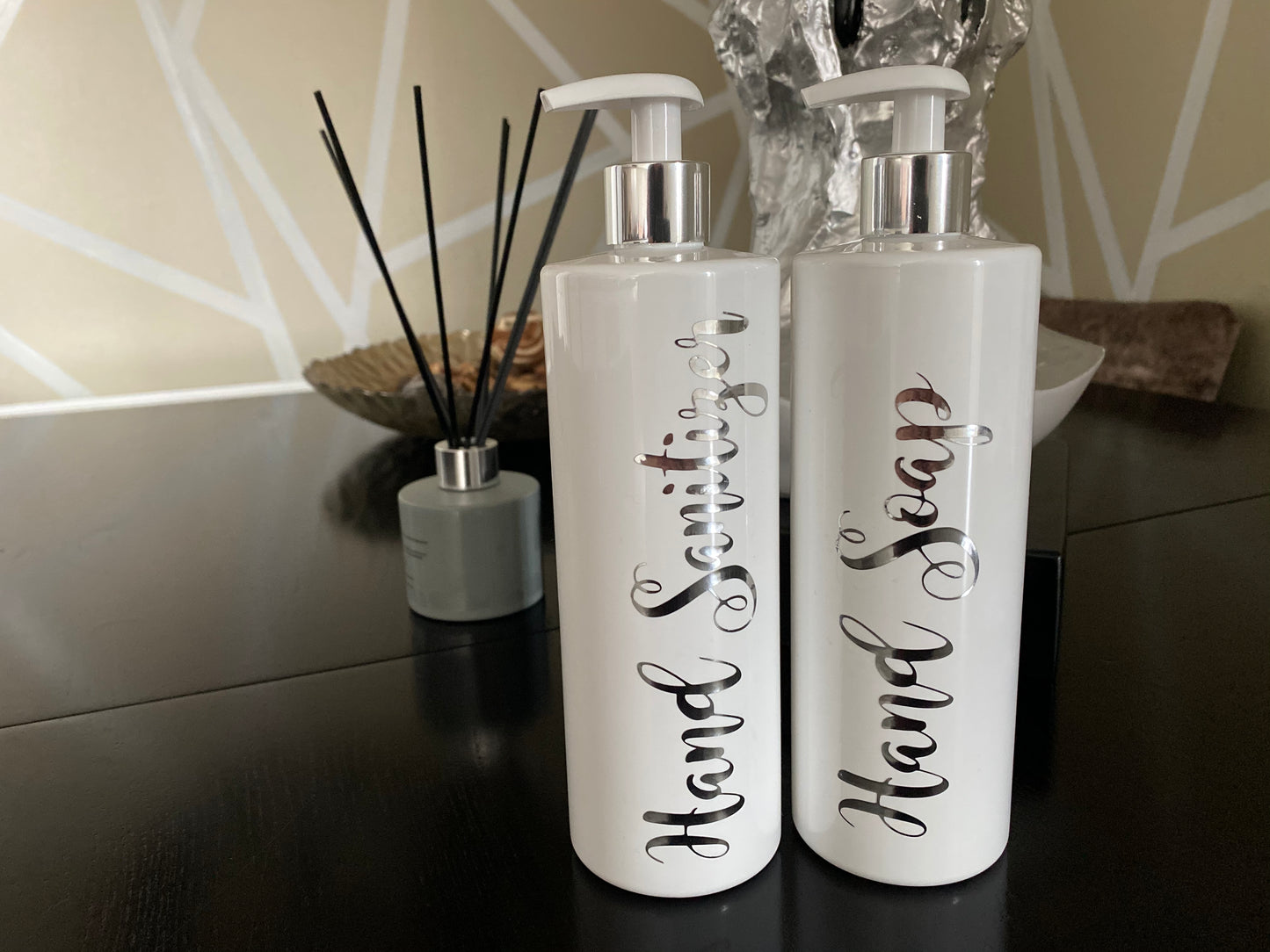 250ml White Pump Bottle with Lotion pump