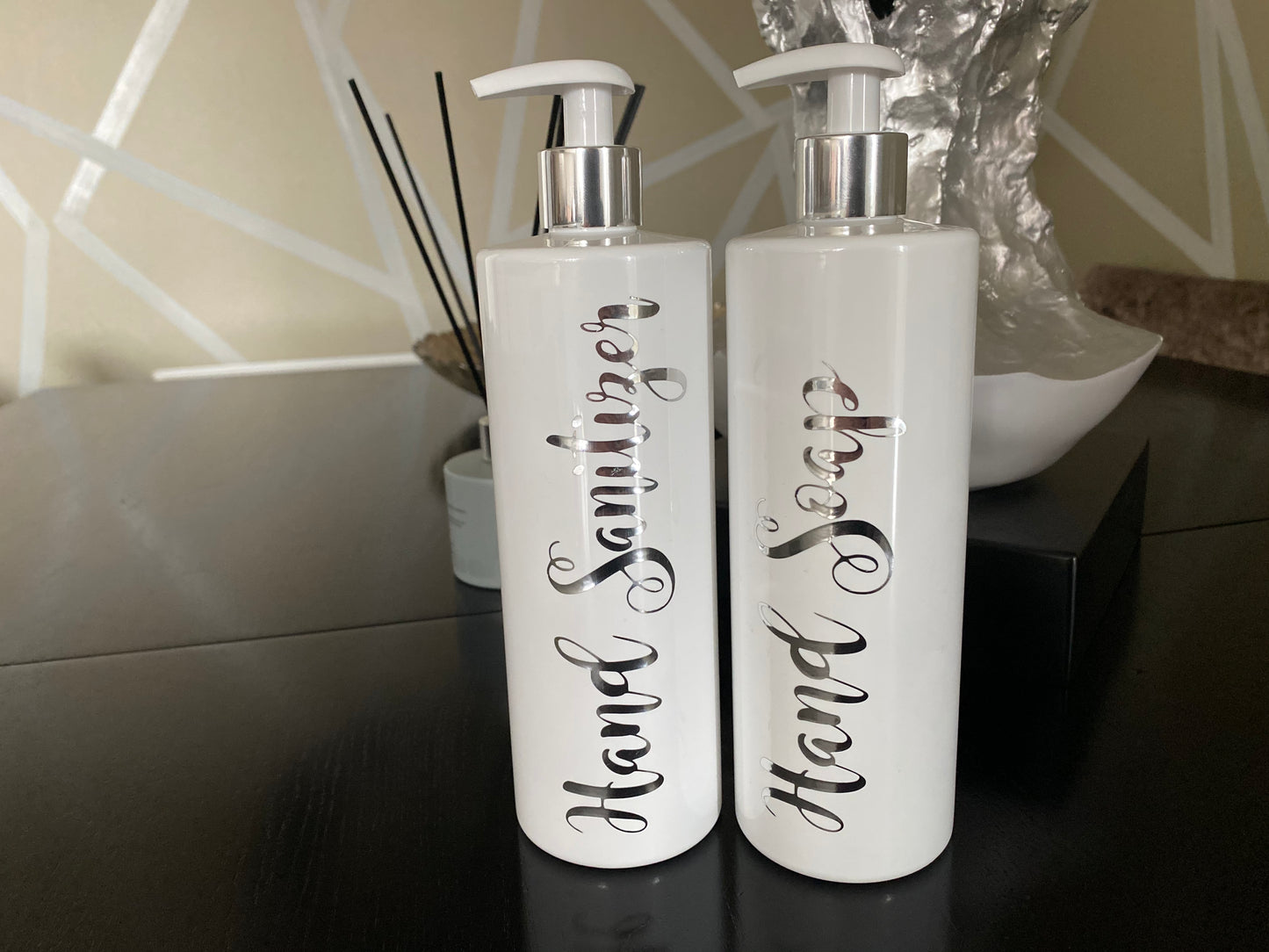250ml White Pump Bottle with Lotion pump