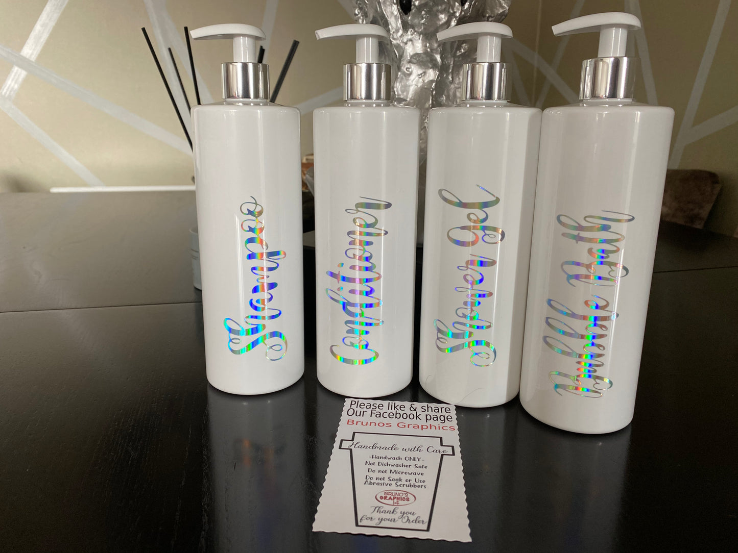 250ml White Pump Bottle with Lotion pump