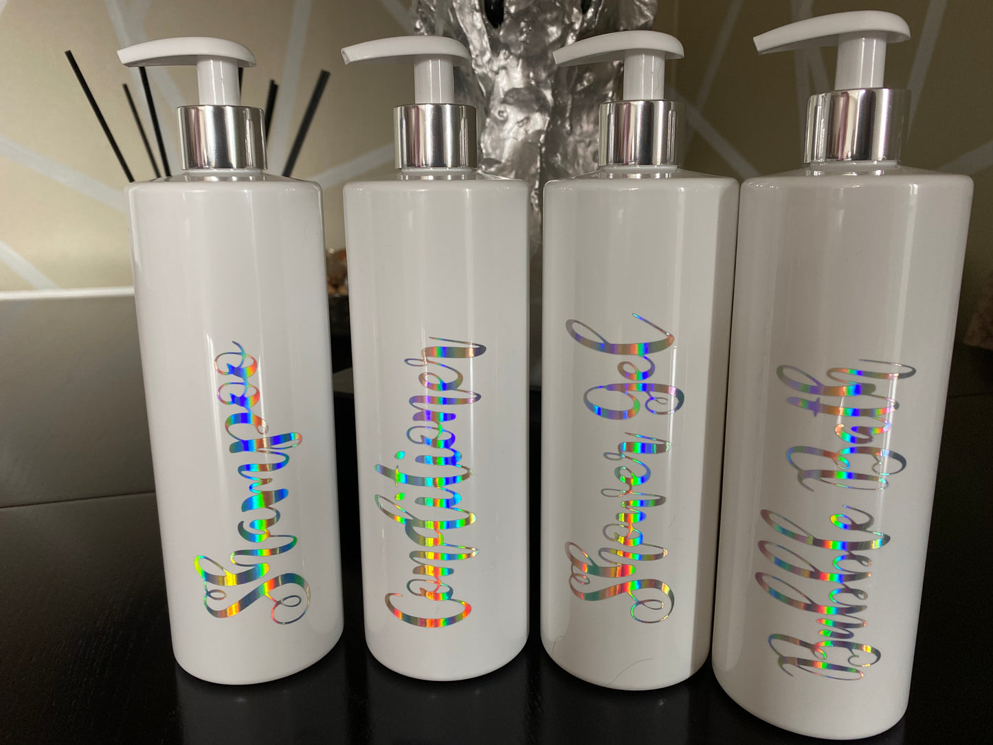 250ml White Pump Bottle with Lotion pump