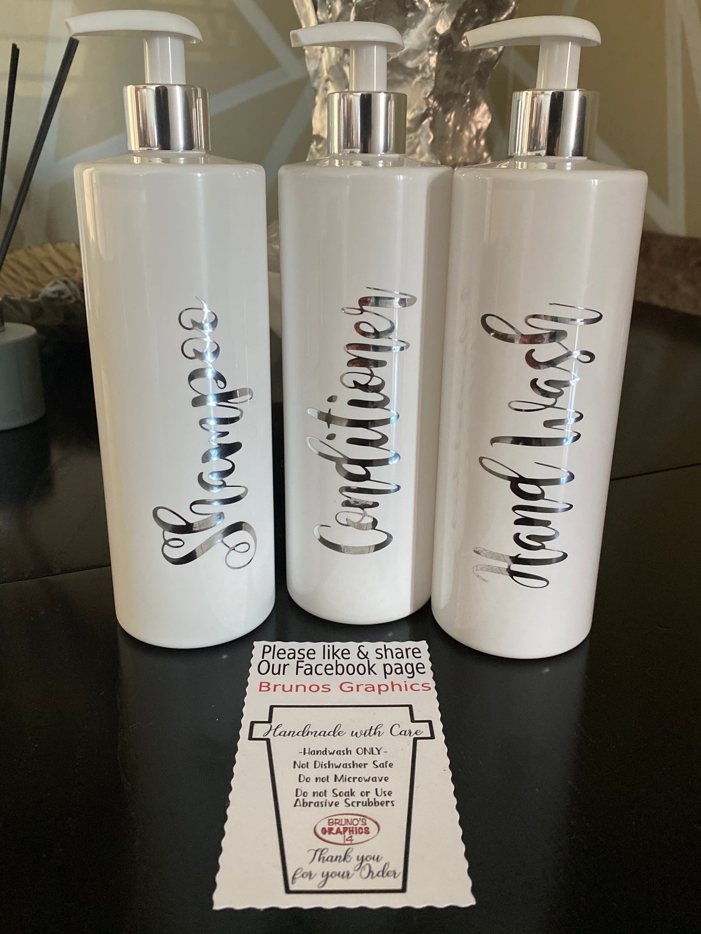 250ml White Pump Bottle with Lotion pump