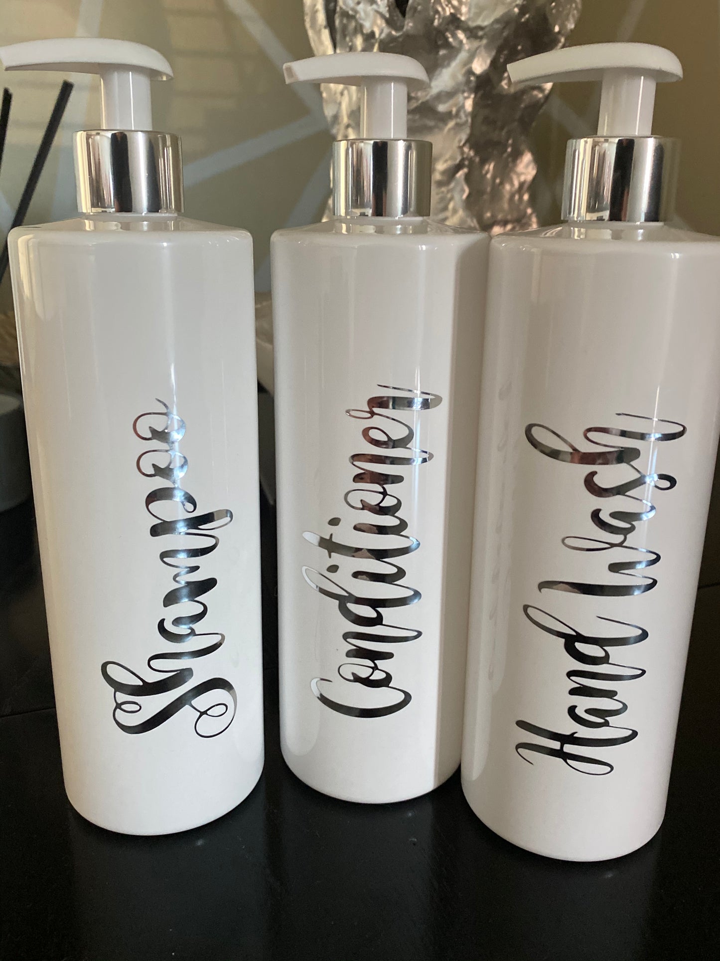 250ml White Pump Bottle with Lotion pump