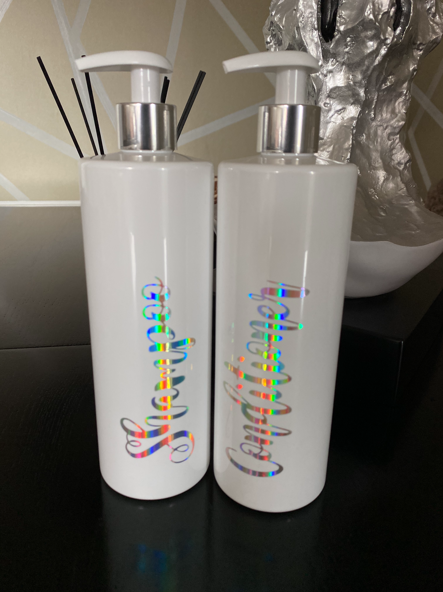 250ml White Pump Bottle with Lotion pump