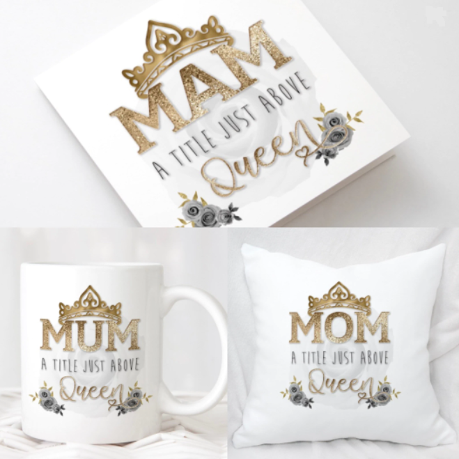 Mothers day Gift, A title just above queen