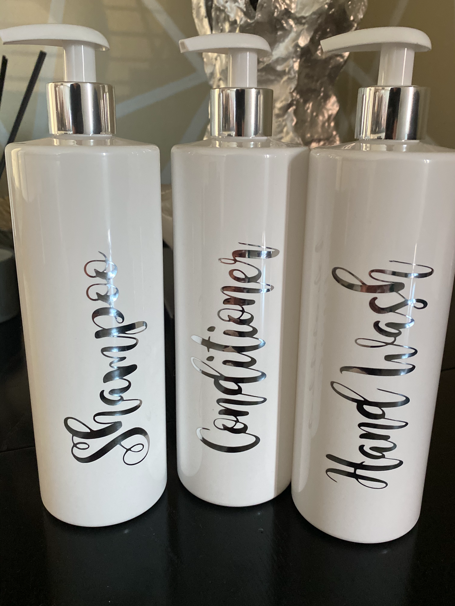250ml White Pump Bottle with Lotion pump