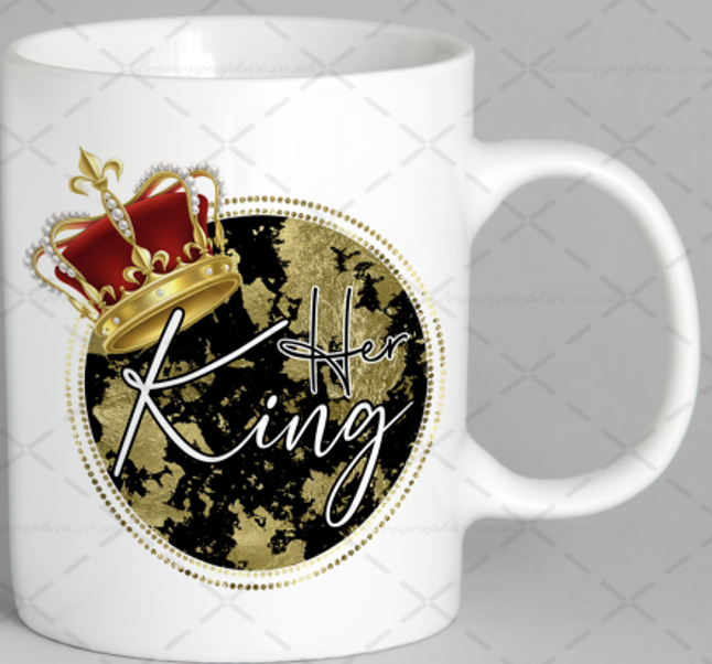 King & Queen Mugs, Couples Mugs