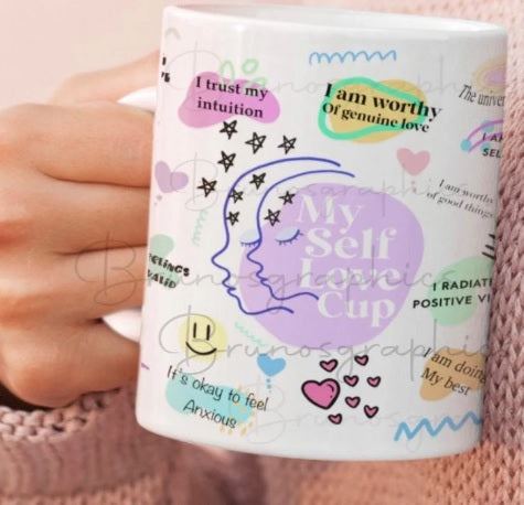 Positivity Mindset Mug - Motivation Cup for Self Care