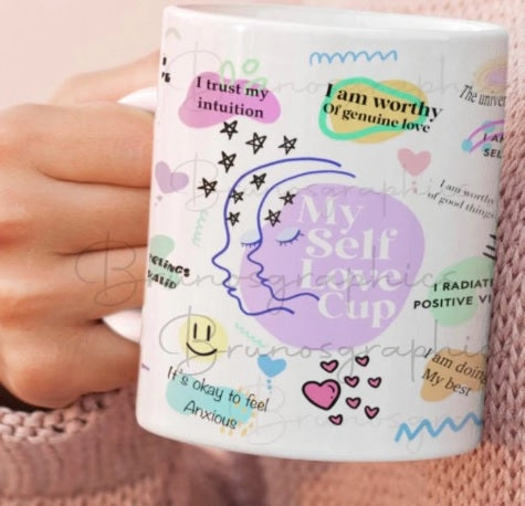 Positivity, Mindset mug, motivation cup, self care, positive