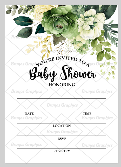 Baby Shower Invitations cards