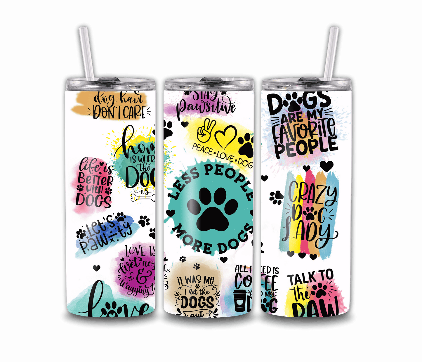 20oz Cats & Dogs Tumblers