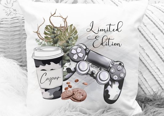 Personalised Gamer Cushion ultimate gamer pillow kids room
