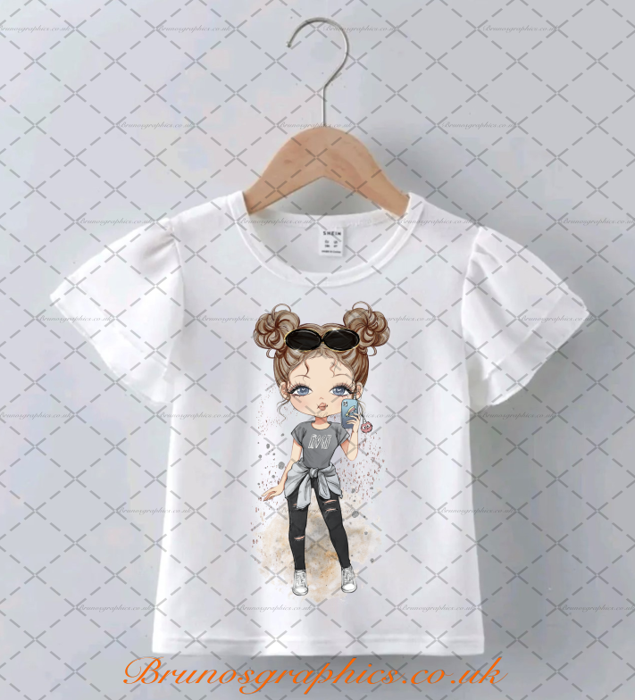 Personalised Custom Made Diva Girl T-Shirt.