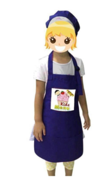 Personalised kids Apron and chef hat set