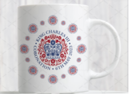 king Charles Official Emblem Mug Design