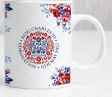 king Charles Official Emblem Mug Design